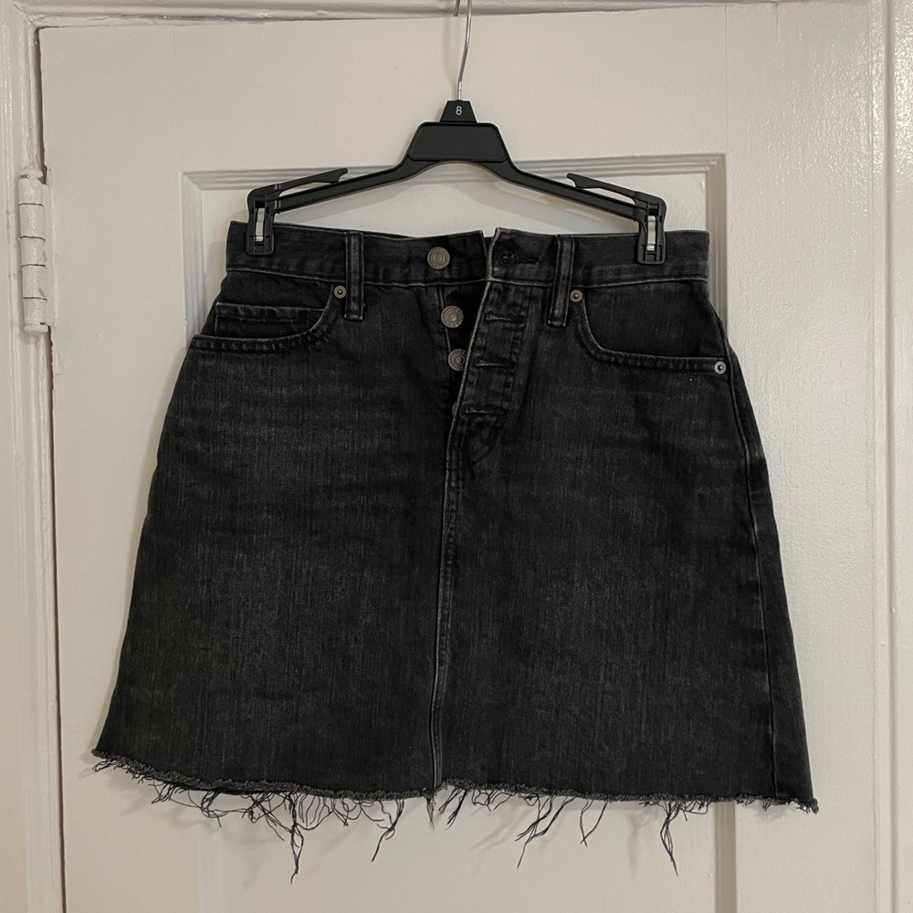 Uniqlo Women Mini Skirt Denim